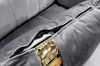 Picture of VEGAS Chesterfield Velvet Sofa Range (Grey) - 2 Seater (Loveseat)