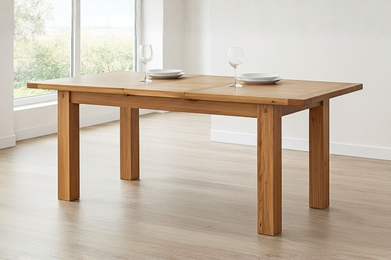 Picture of WESTMINSTER Solid Oak 59"-79" Extension Dining Table