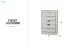 Picture of ASHLEY 5-Drawer Tallboy
