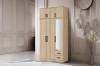 Picture of BESTA Wall Solution Modular Wardrobe - 3-Door Wardrobe with Top Unit