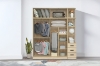 Picture of BESTA Wall Solution Modular Wardrobe - 4-Door Wardrobe with Top Unit