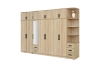 Picture of BESTA Wall Solution Modular Wardrobe System - 7-Door Wardrobe with Top Unit