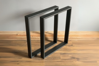 Picture of SYNERGYPLUS H29" Square Metal Table Legs with 78.5" Support Bracket