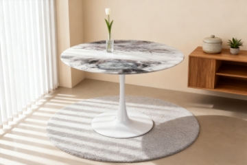 Picture of JACOB D31.5"/39.5"/47" Round Dining Table (White)