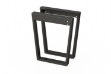 Picture of SYNERGYPLUS H29" Trapezoid Metal Table Legs with 71" Support Bracket