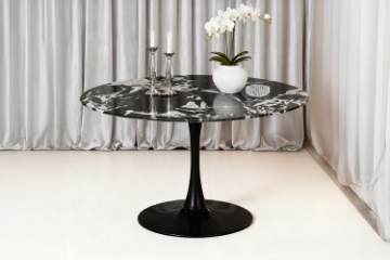 Picture of JACOB D31.5"/39.5"/47" Round Dining Table (Black)