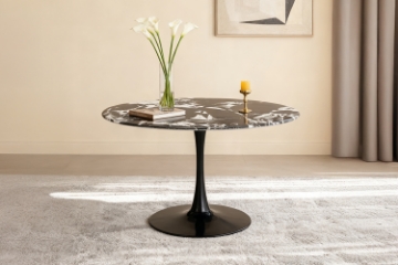 Picture of JACOB D31.5"/39.5"/47" Round Dining Table (Black)