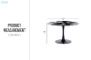 Picture of JACOB D31.5"/39.5"/47" Round Dining Table (Black)