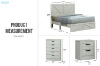 Picture of ASHLEY Bedroom Combo Set in Queen Size - 3PC Combo