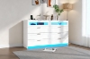Picture of AMUZER 47" 8-Drawer Dresser with Charging Station & RGB LED