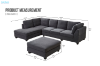 Picture of LIBERTY Premium Sectional Sofa with Ottoman (Dark Grey) 