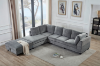 Picture of LIBERTY Premium Sectional Sofa with Ottoman (Light Grey)