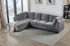 Picture of LIBERTY Premium Sectional Sofa with Ottoman (Light Grey)
