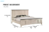 Picture of CHARLES Antique Bed Frame in Queen/Eastern King Size