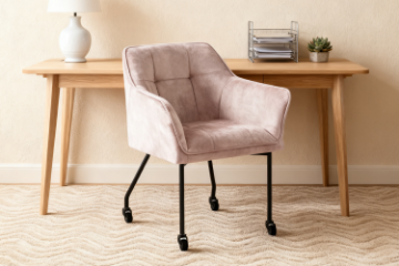 Picture of WANDA Versatile Armchair with Wheels (Taupe) 