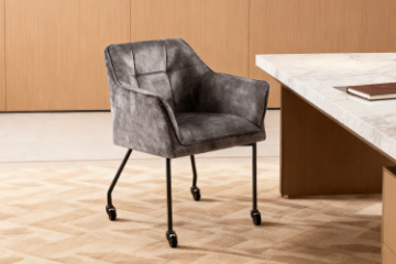 Picture of WANDA Versatile Armchair with Wheels (Grey)