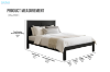 Picture of METRO Eastern Bed Frame in Twin/Double/Queen/Eastern King Sizes (Black)