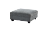 Picture of LIBERTY Premium Sectional Sofa (Light Grey) - Chaise Facing Right with Regular Ottoman