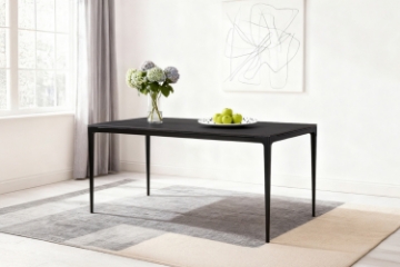 Picture of BRUTUS 59" Sintered Stone Top Aluminum Frame&Leg Dining Table (Dark Gray)