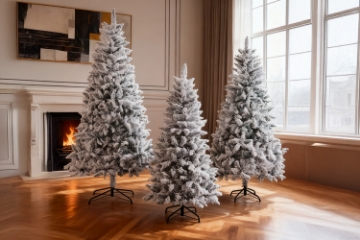 Picture of ARTIFICIAL Snow-covered Christmas Tree (H59"/H71"/H82.5")