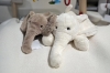 Picture of ELEPHANT Plush Cushion (Off-white) - H17.5"