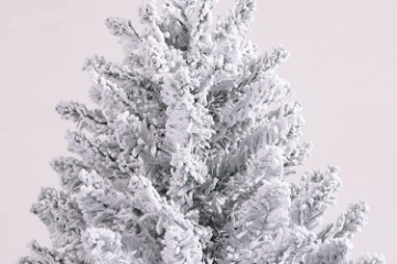 Picture of ARTIFICIAL Snow-covered Christmas Tree - H82.5"