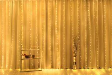 Picture of 364-001 USB 118"x118" LED Curtain Lights with Remote Control