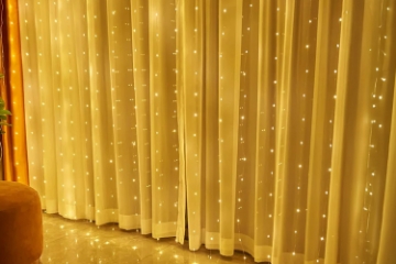 Picture of 364-001 USB 118"x118" LED Curtain Lights with Remote Control