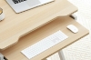 Picture of MOBELLA Z-Type Laptop Desk with Wheels (Oak & White) 