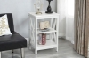 Picture of VECELO 2-Shelf  Steel Frame Side Table (Off White) 