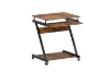 Picture of MOBELLA Z-Type Laptop Desk with Wheels (Walnut)