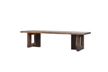 Picture of TIMBERA 118" Solid Reclaimed Oak Wood Dining Table