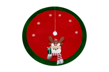 Picture of 366-001 D47" Christmas Tree Skirts Decoration