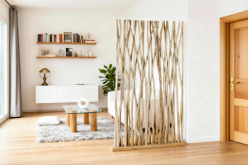 Picture of WILDBRANCH 78.5"x47" Teak Wood Decorative Screen