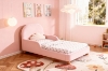 Picture of DOLLY Twin Size Upholstered Platform Bed/Kids Bed (Pink)