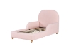 Picture of DOLLY Twin Size Upholstered Platform Bed/Kids Bed (Pink)