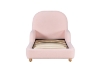 Picture of DOLLY Twin Size Upholstered Platform Bed/Kids Bed (Pink)