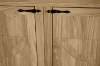 Picture of DORN 4-Door Storage Cabinet with Shelves (Oak)