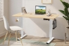Picture of NEXUS 63" Electric Height Adjustable Standing Desk with LED Display (Light Oak)