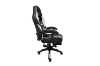 Picture of MOXIE 360° Swivel Adjustable Height Gaming Recliner Chair with Footrest (White & Black)