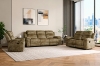 Picture of MARDON Manual Reclining Sofa Range (Light Brown) - Loveseat (2RR)