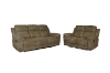 Picture of MARDON Manual Reclining Sofa Range (Light Brown) - Loveseat (2RR)