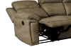 Picture of MARDON Manual Reclining Sofa Range (Light Brown) - Loveseat + Sofa Set