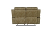 Picture of MARDON Manual Reclining Sofa Range (Light Brown) - Armchair + Loveseat + Sofa Set