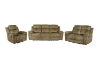 Picture of MARDON Manual Reclining Sofa Range (Light Brown) - Armchair + Loveseat + Sofa Set