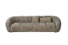 Picture of MOCHA 4 Seater Goose Feather-Filled Fabric Sofa