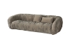 Picture of MOCHA 4 Seater Goose Feather-Filled Fabric Sofa
