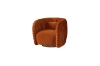 Picture of MOCHA 360° Swivel Goose Feather-Filled Fabric Armchair