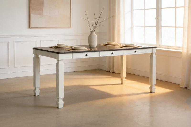 Picture of PAROS 63" Dining Table with Drawers