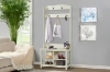 Picture of ELLIS Hall Tree with Shoe Bench, Coat Rack & Shelves (31.5"x15.5"x69")